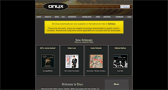 Desktop Screenshot of onyxclassics.com