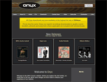 Tablet Screenshot of onyxclassics.com